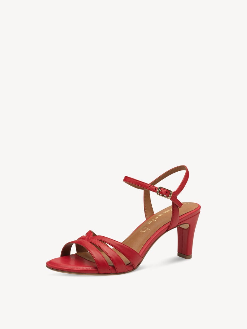 Tamaris Ledersandalette - Rot