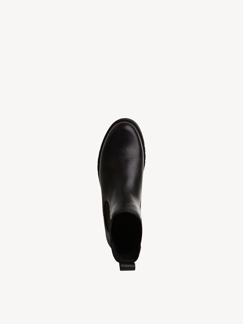 Tamaris Leder Chelsea Boot - Schwarz