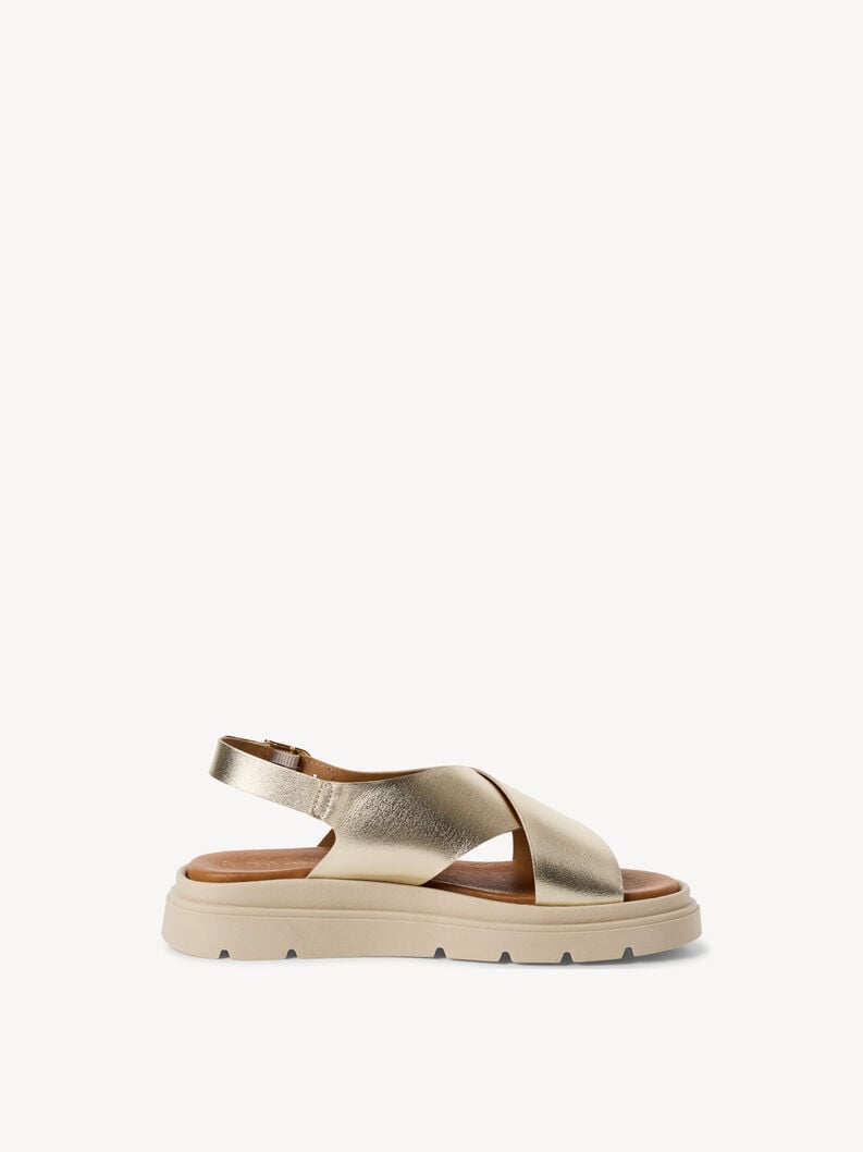 Tamaris Ledersandalette - Gold