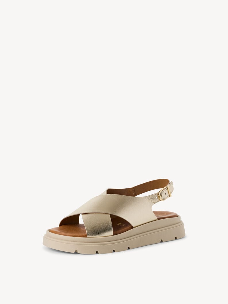 Tamaris Ledersandalette - Gold