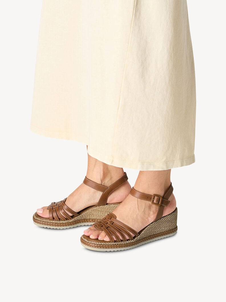 Tamaris Ledersandalette - Braun