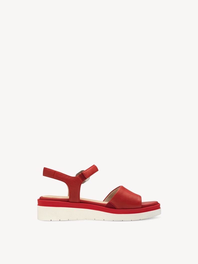 Tamaris Ledersandalette - Rot
