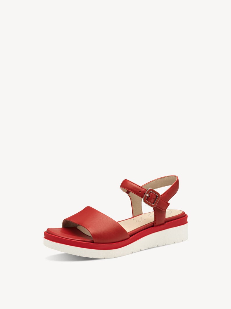 Tamaris Ledersandalette - Rot