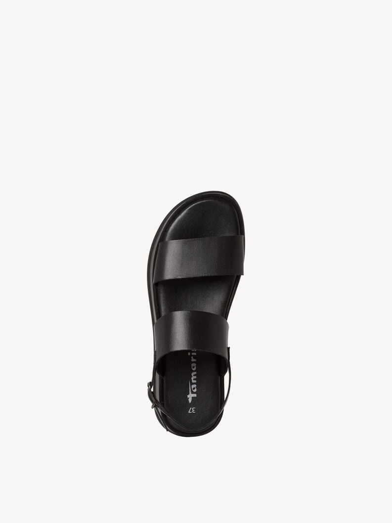 Tamaris Ledersandalette - Schwarz