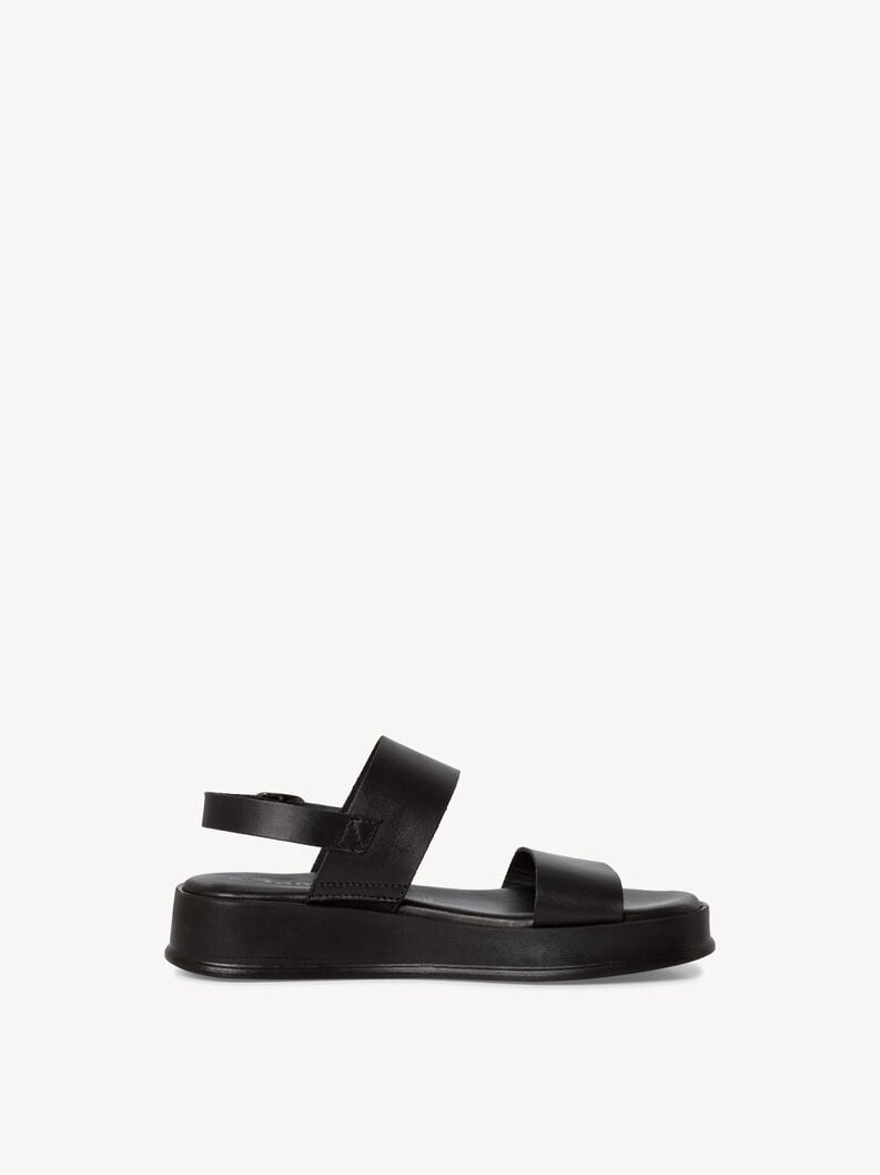 Tamaris Ledersandalette - Schwarz