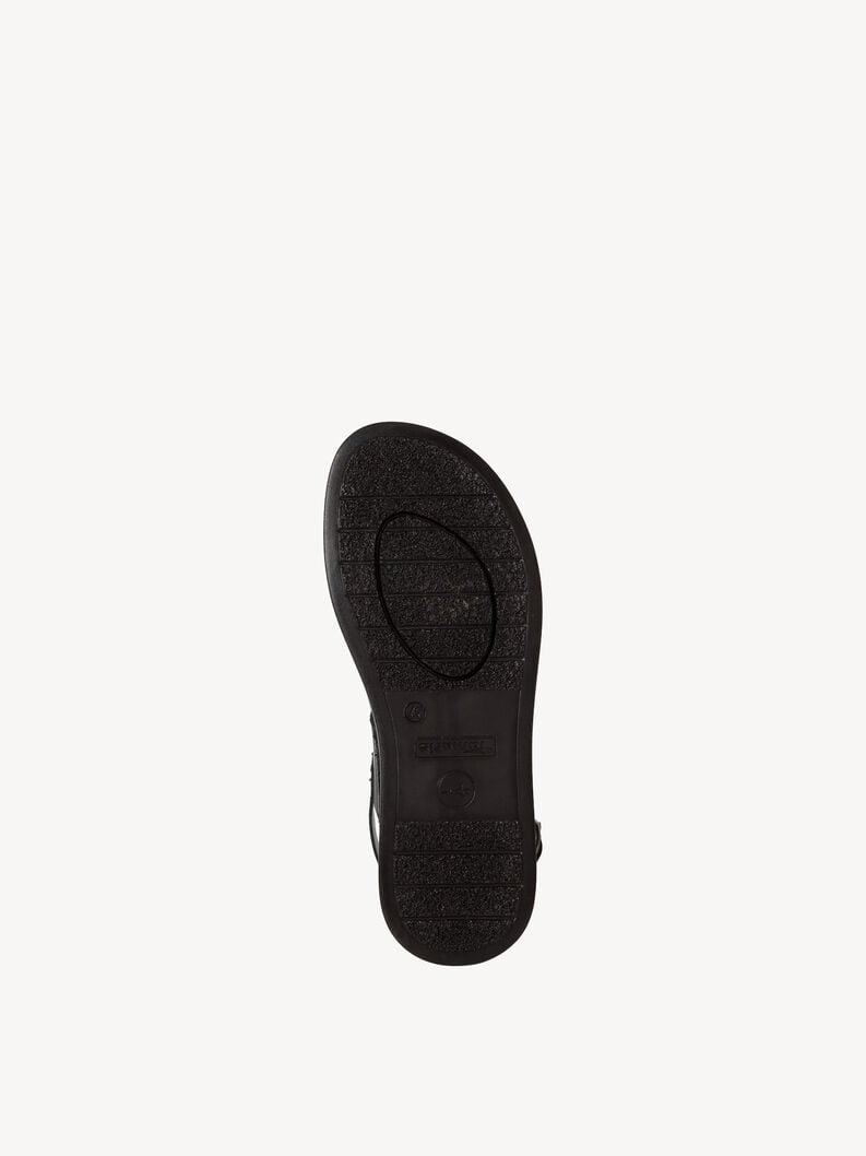 Tamaris Ledersandalette - Schwarz
