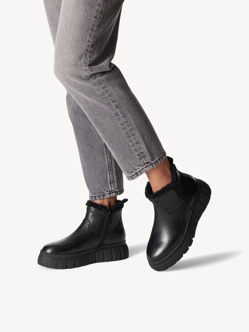 Tamaris Stiefelette - Schwarz Warmfutter