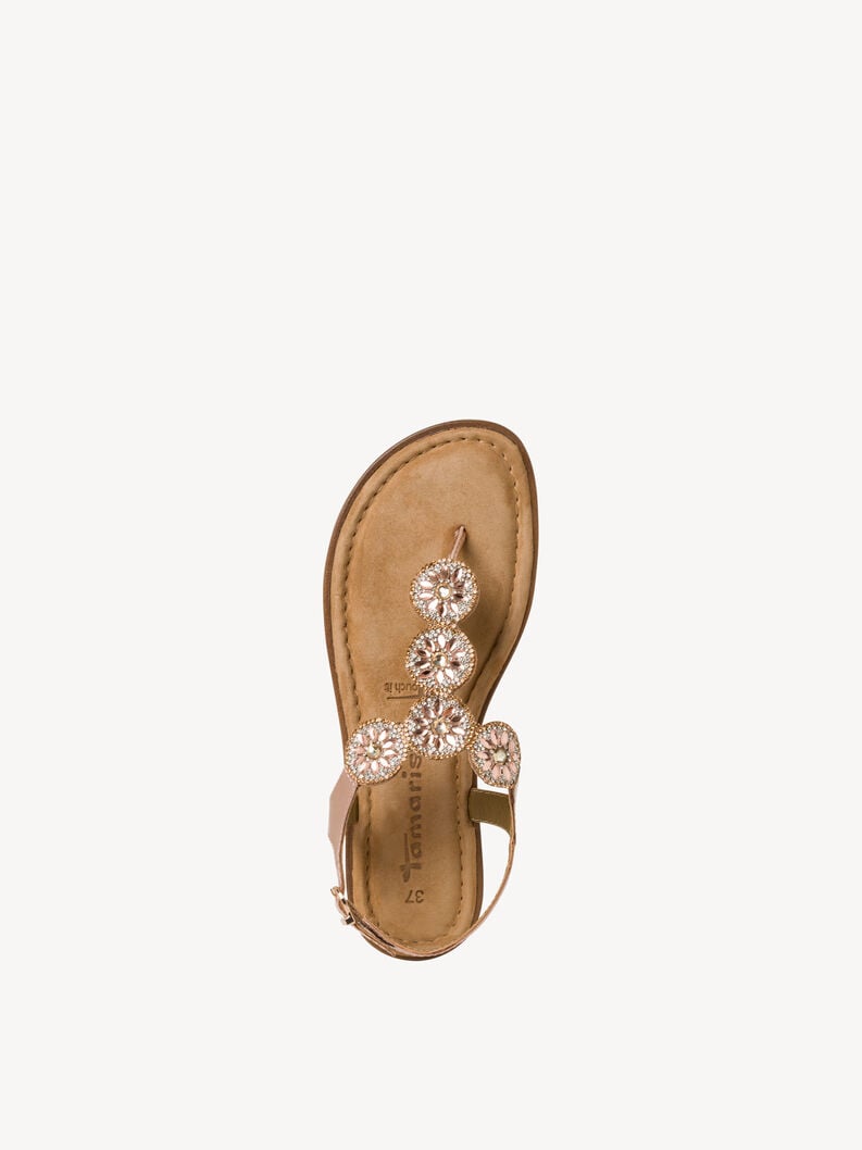 Tamaris Ledersandale - Metallic