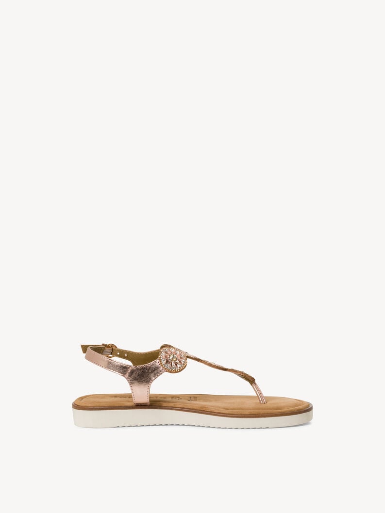 Tamaris Ledersandale - Metallic