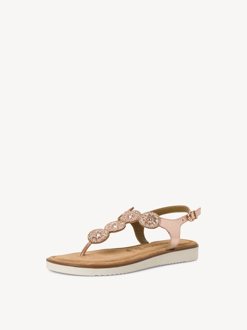 Tamaris Ledersandale - Metallic