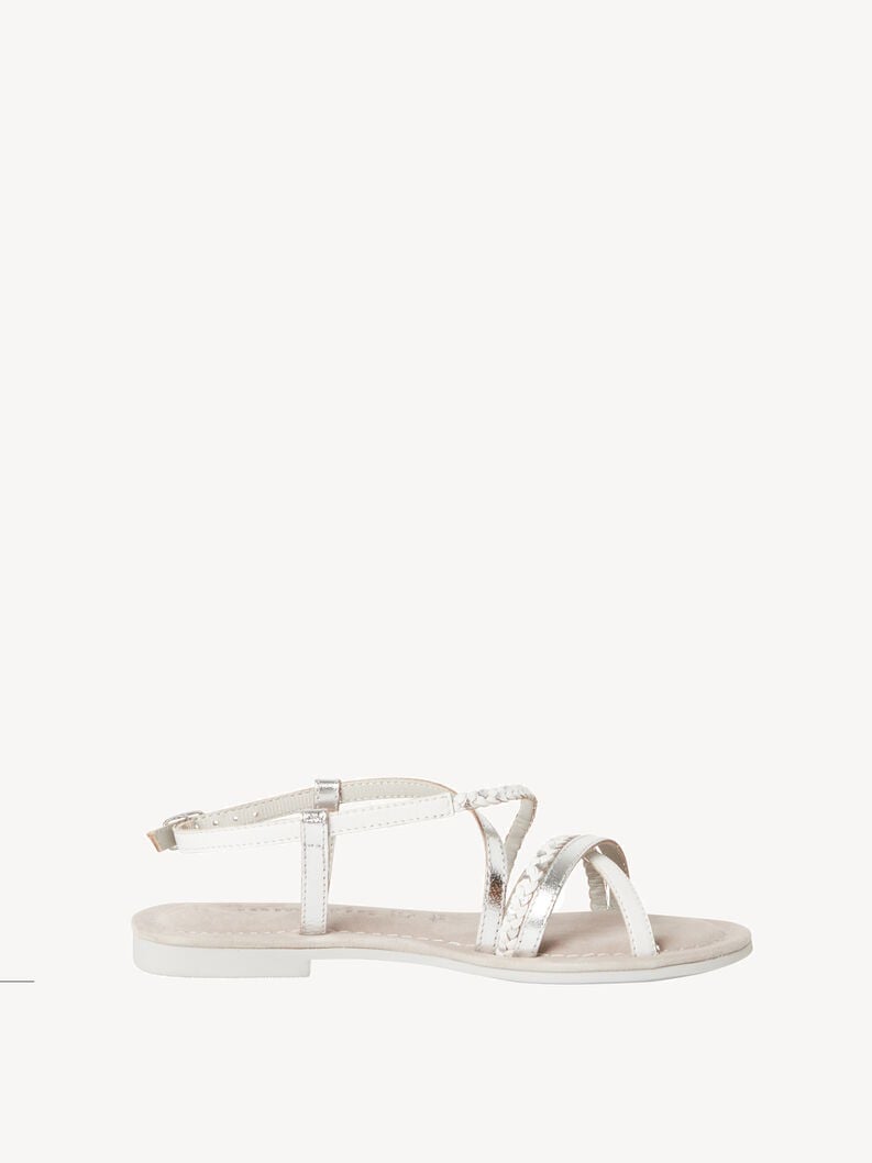Tamaris Ledersandale - Metallic