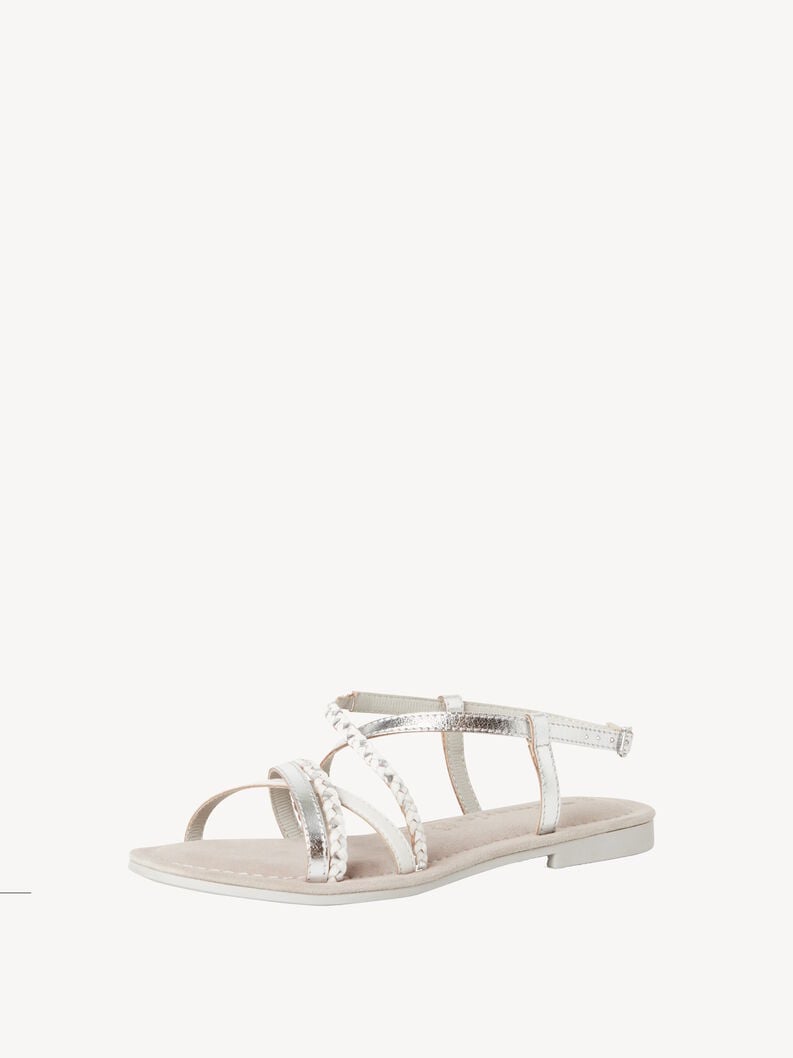 Tamaris Ledersandale - Metallic