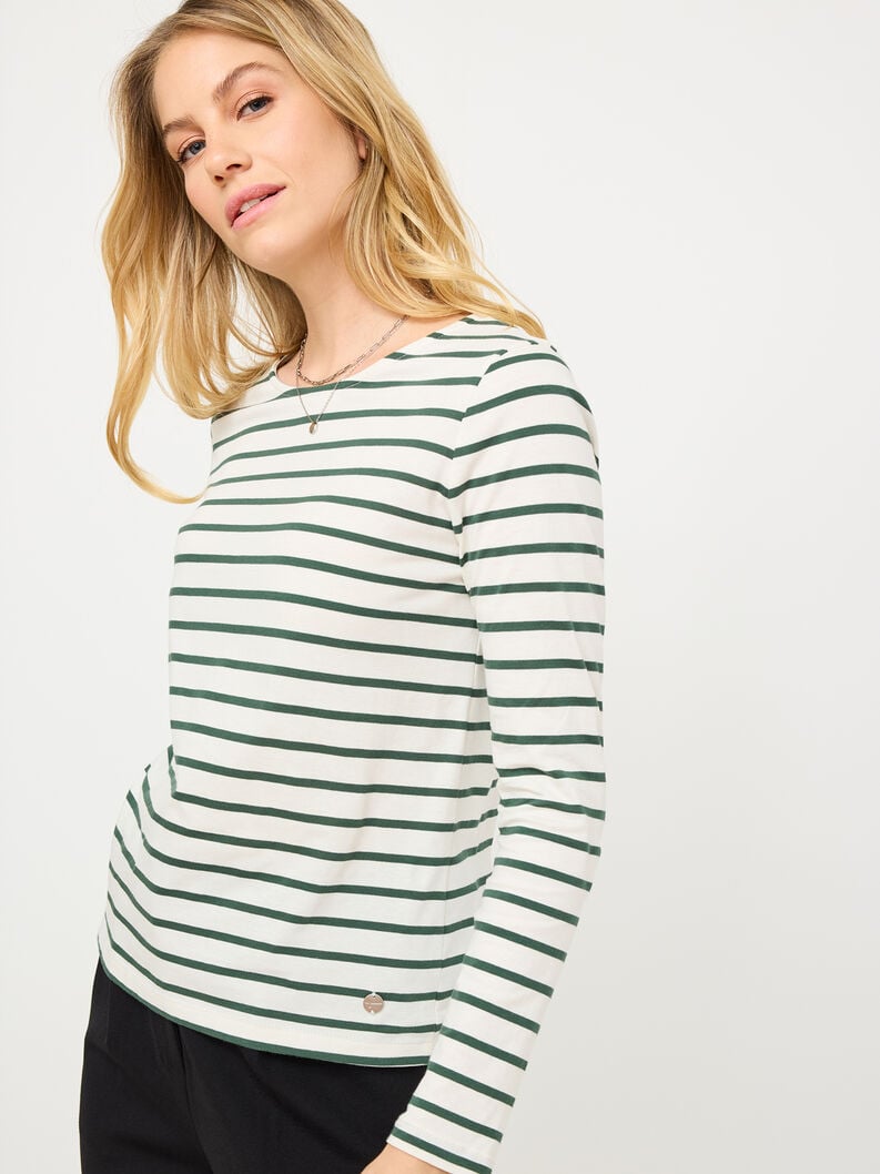 Tamaris Langarmshirt - Weiß