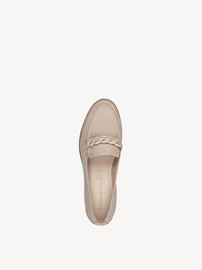 Tamaris Lederslipper - Beige