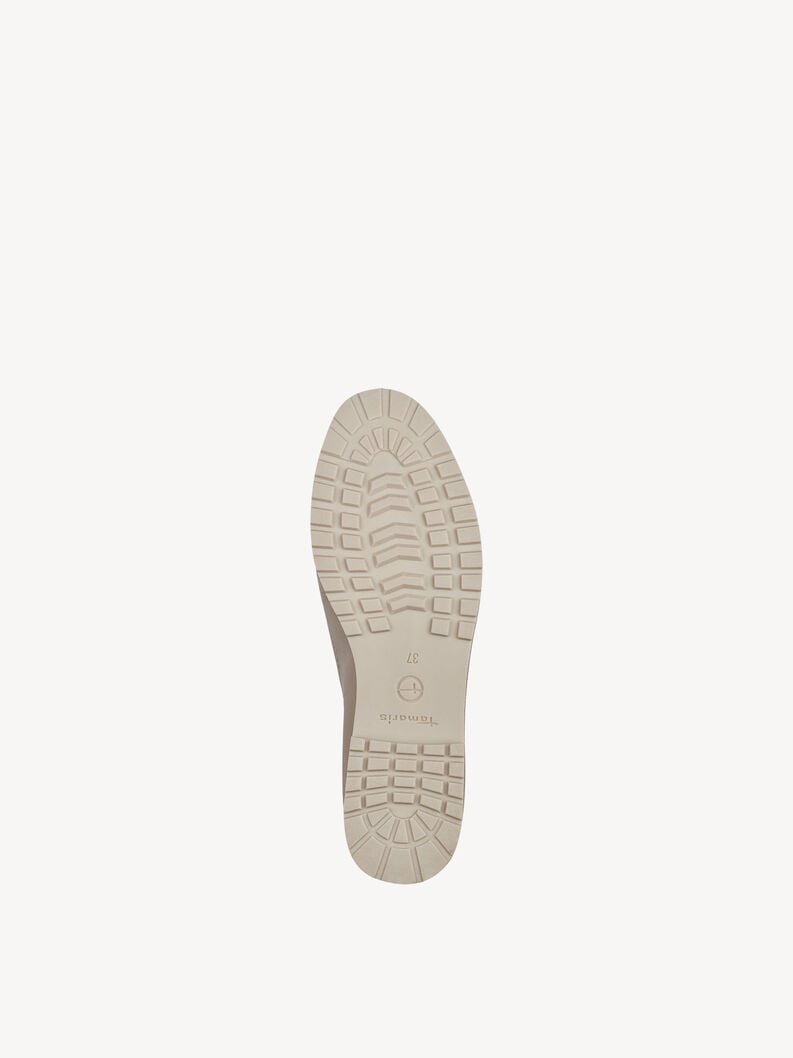 Tamaris Lederslipper - Beige