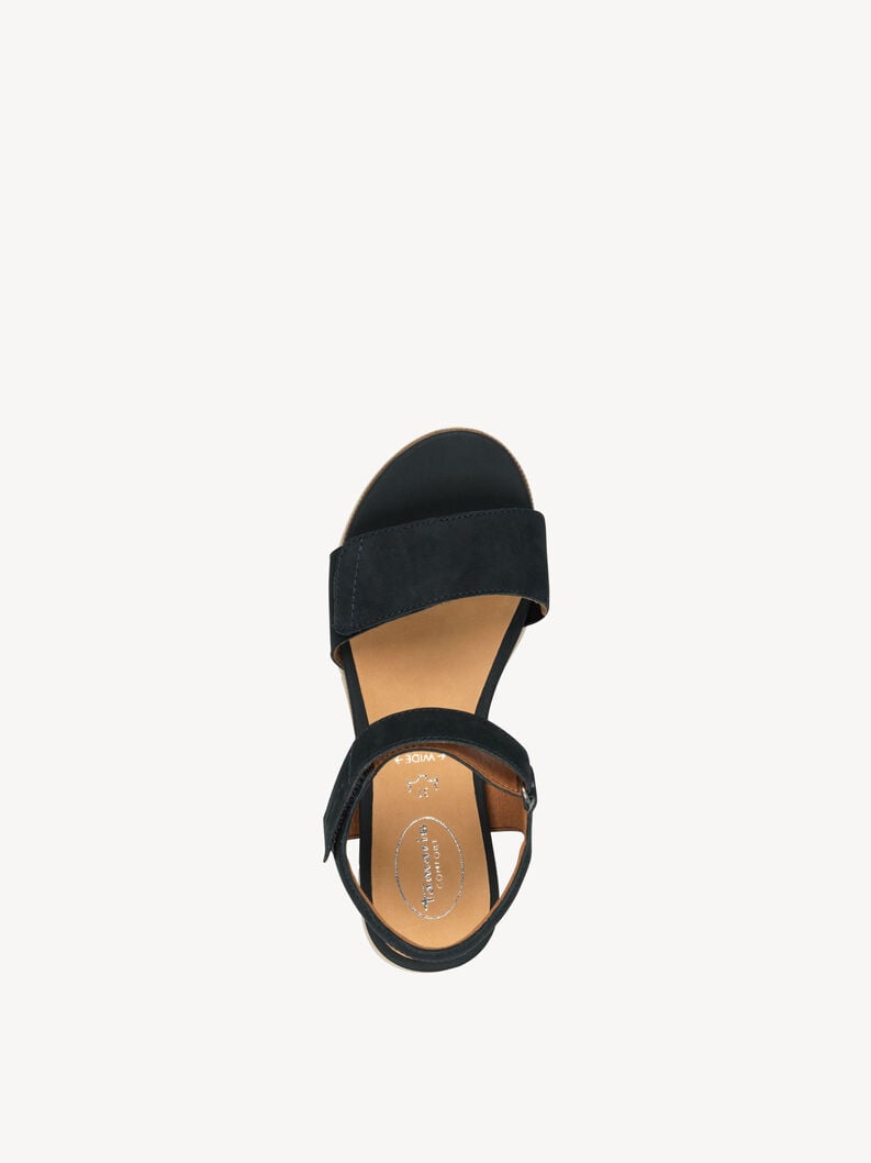 Tamaris Ledersandalette - Blau