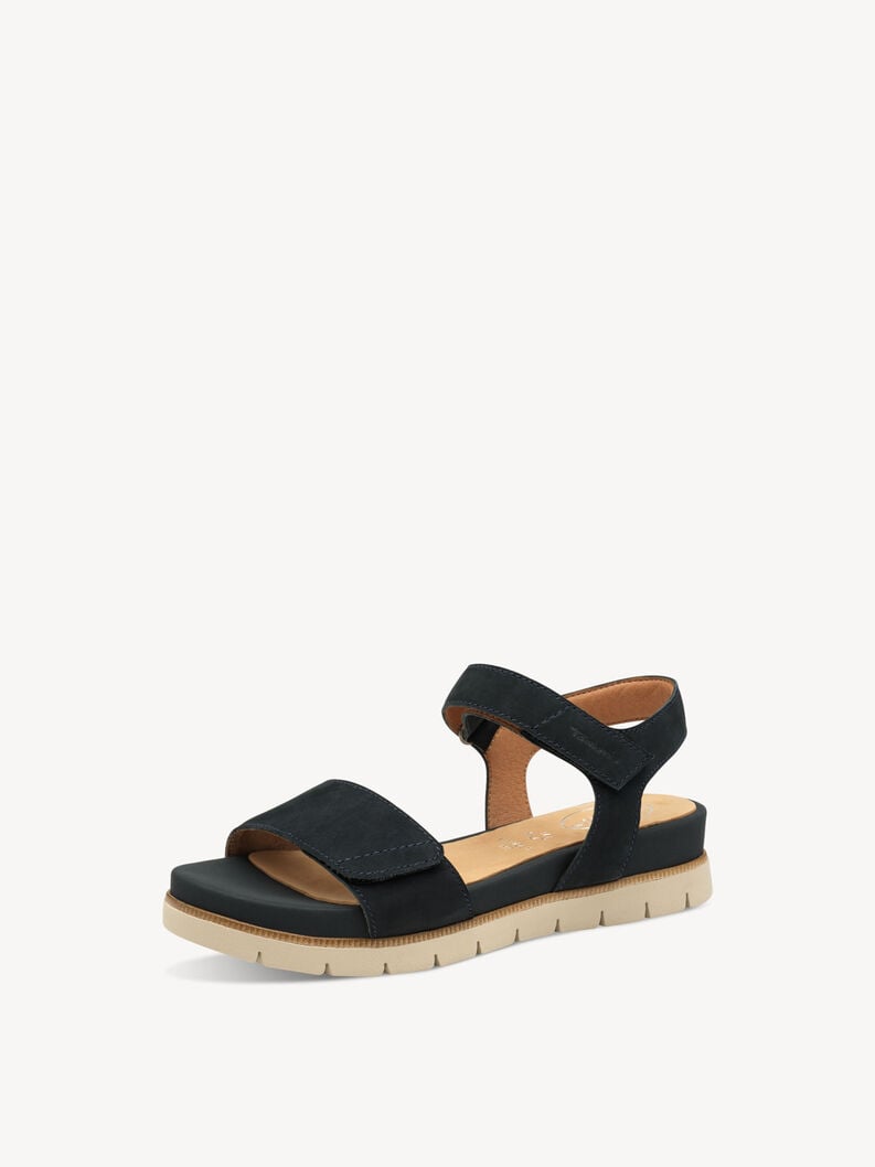 Tamaris Ledersandalette - Blau