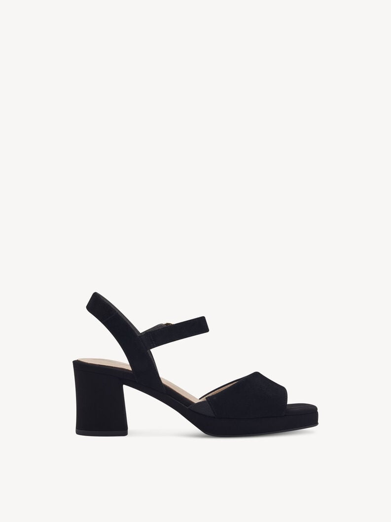 Tamaris Ledersandalette - Schwarz