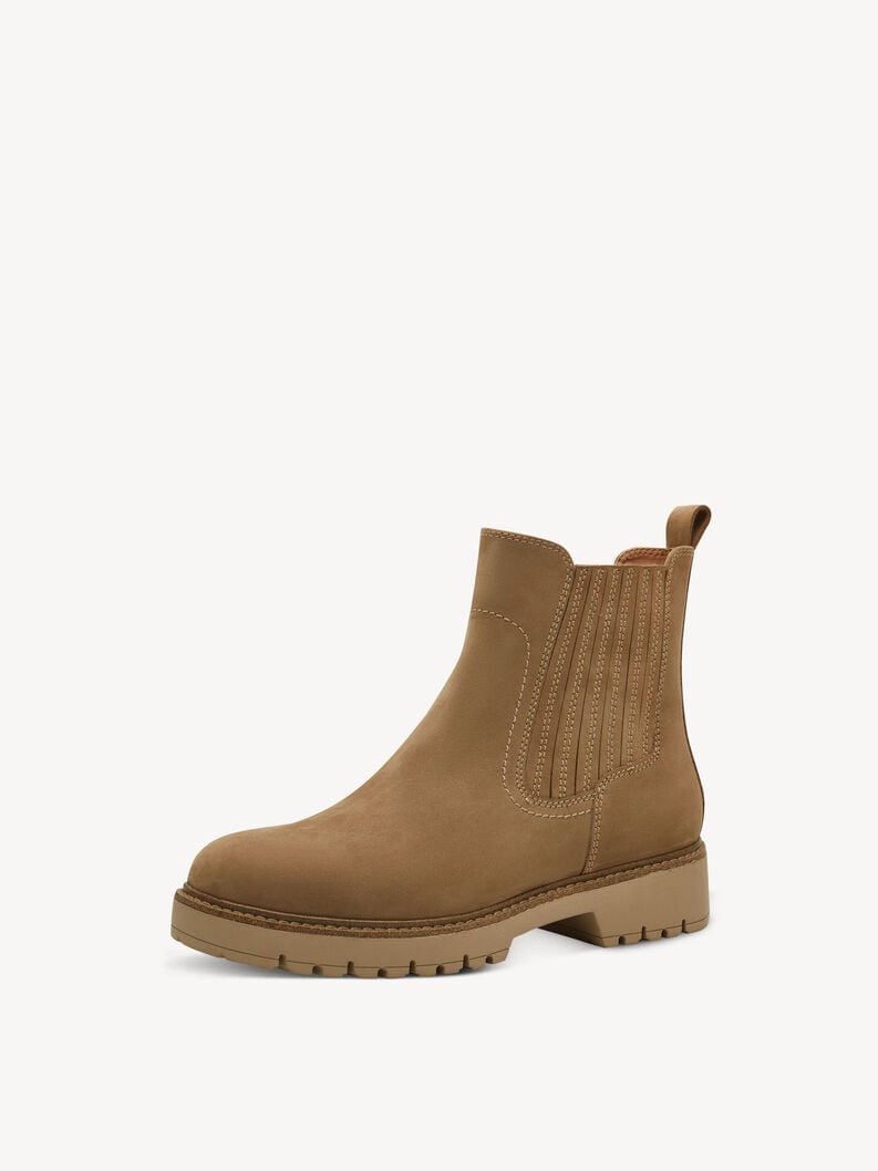 Tamaris Leder Chelsea Boot - Braun