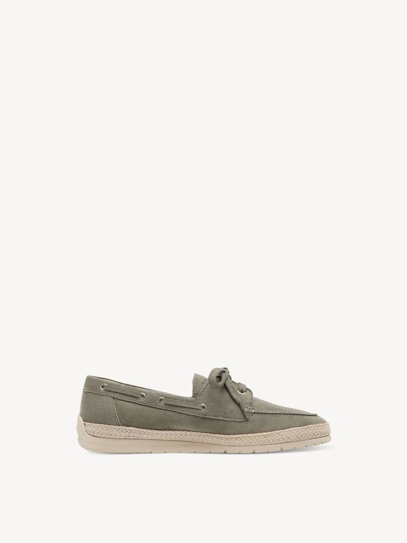 Tamaris Lederhalbschuh - Grün