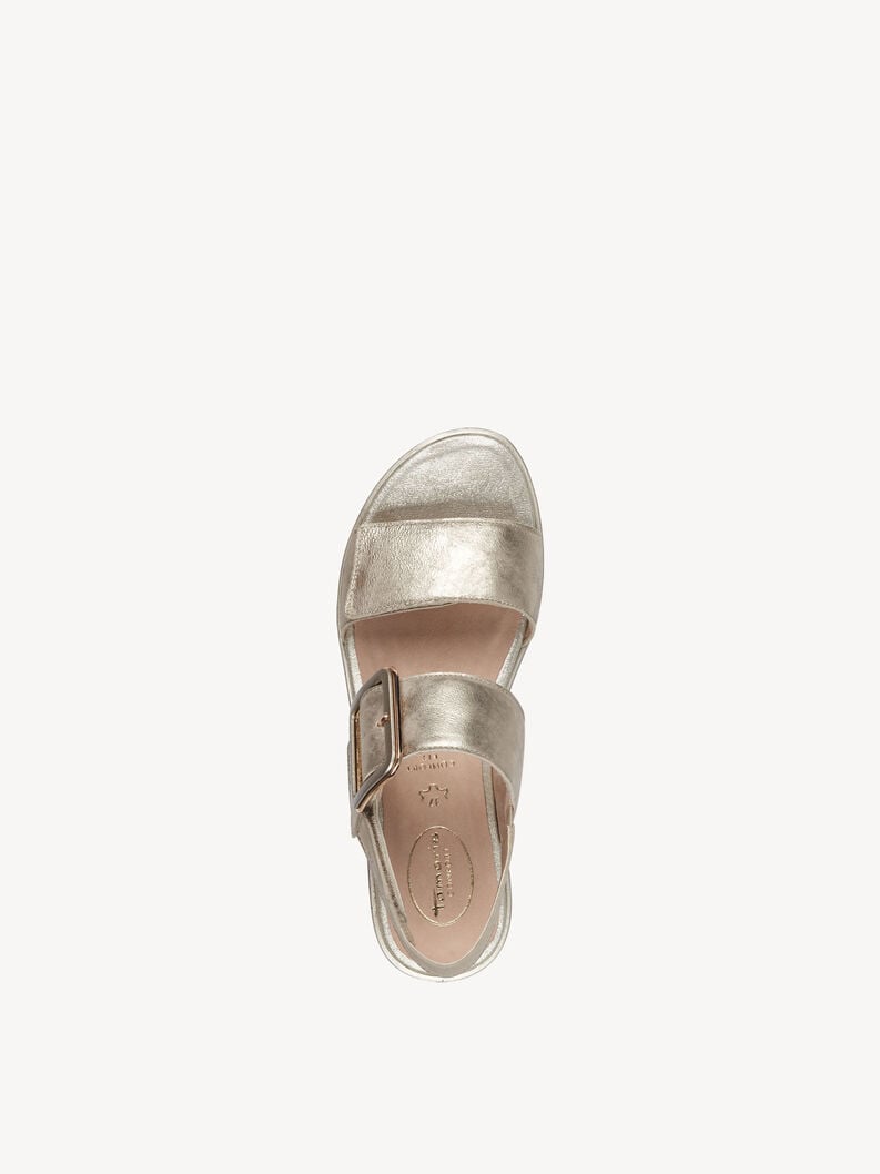 Tamaris Ledersandalette - Gold