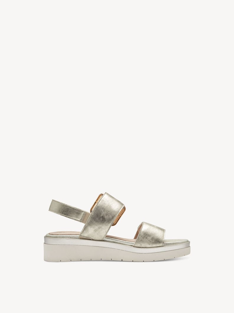 Tamaris Ledersandalette - Gold