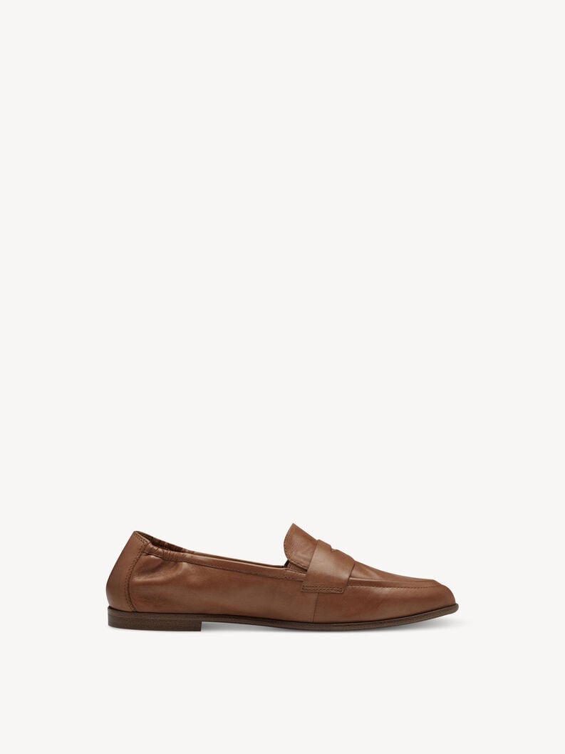 Tamaris Lederslipper - Braun