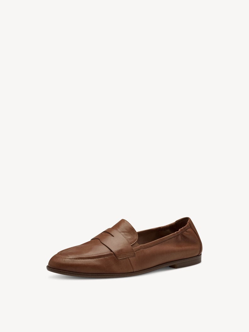 Tamaris Lederslipper - Braun