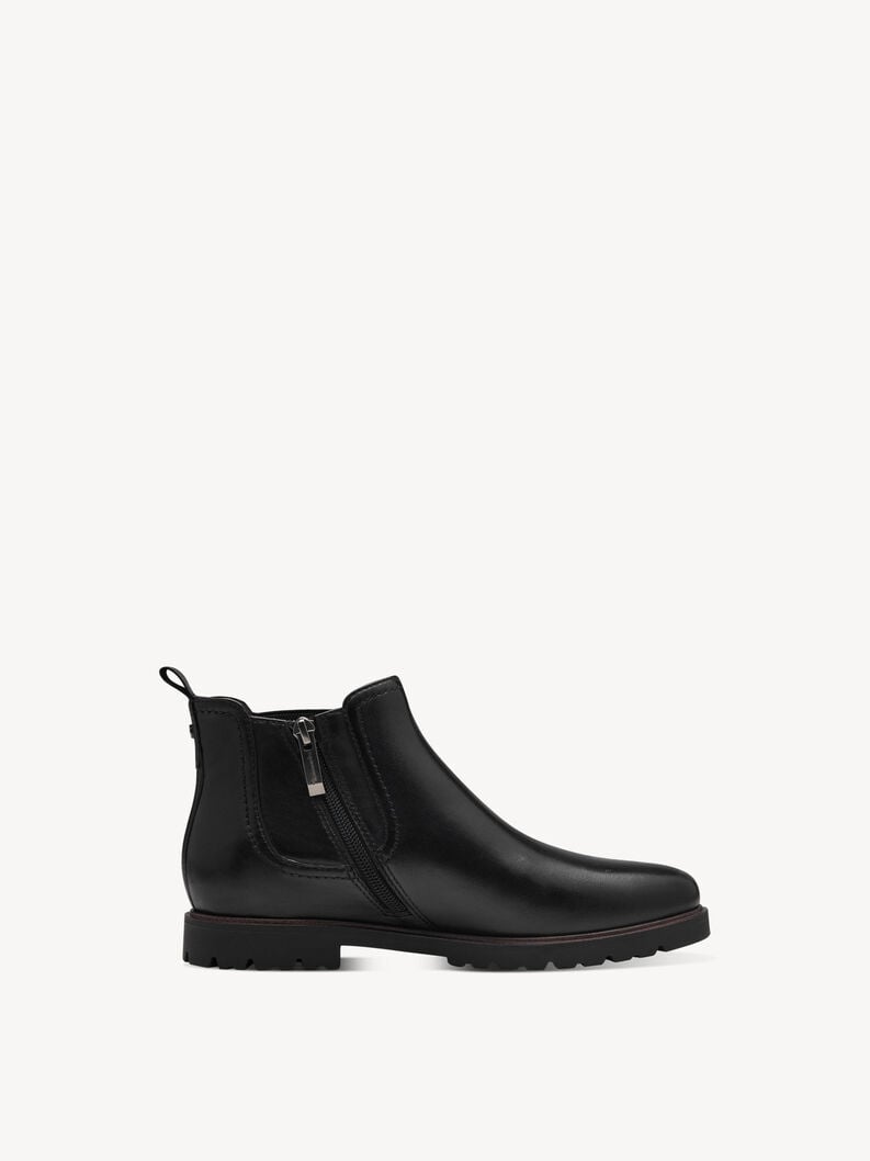 Tamaris Leder Chelsea Boot - Schwarz