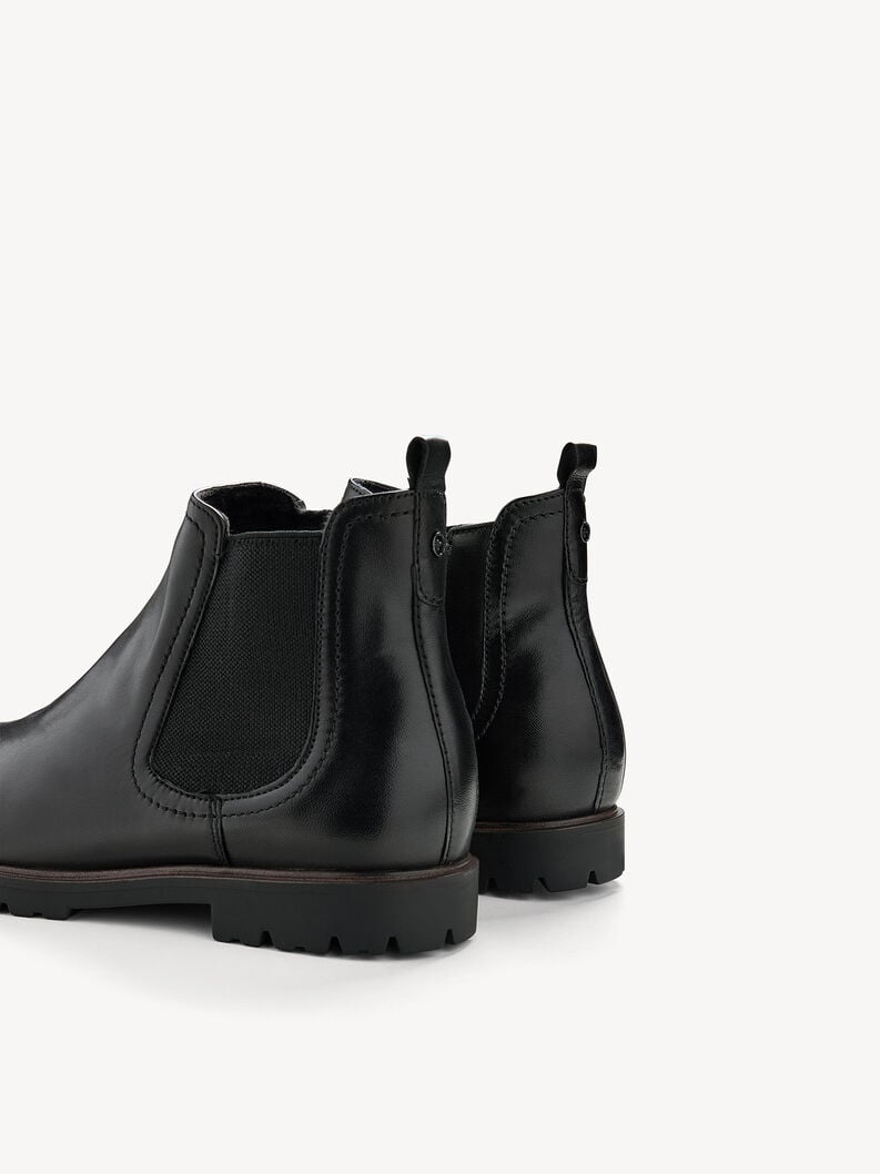 Tamaris Leder Chelsea Boot - Schwarz