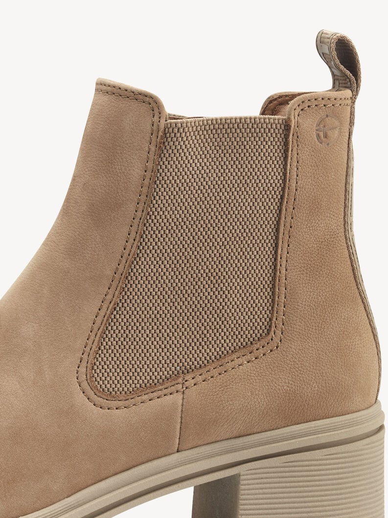 Tamaris Leder Chelsea Boot - Braun