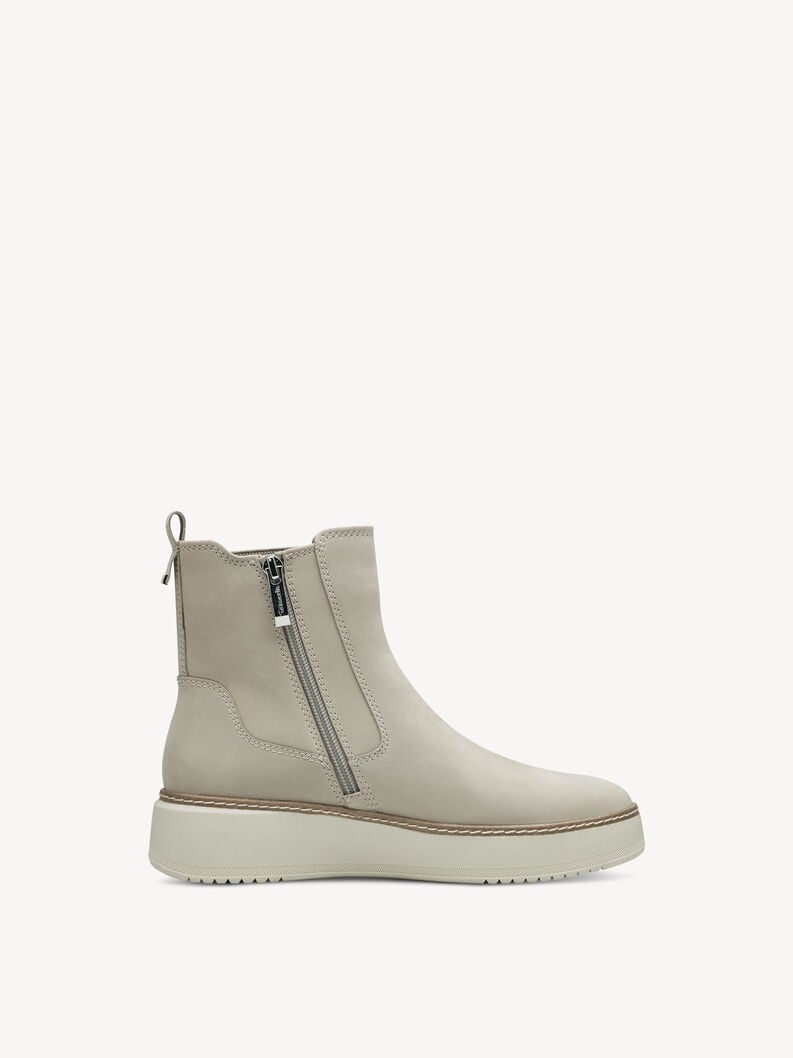 Tamaris Leder Chelsea Boot - Beige