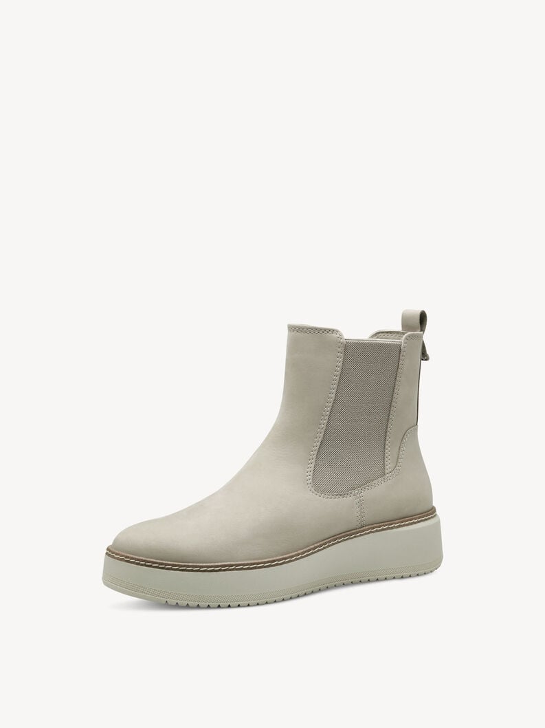 Tamaris Leder Chelsea Boot - Beige
