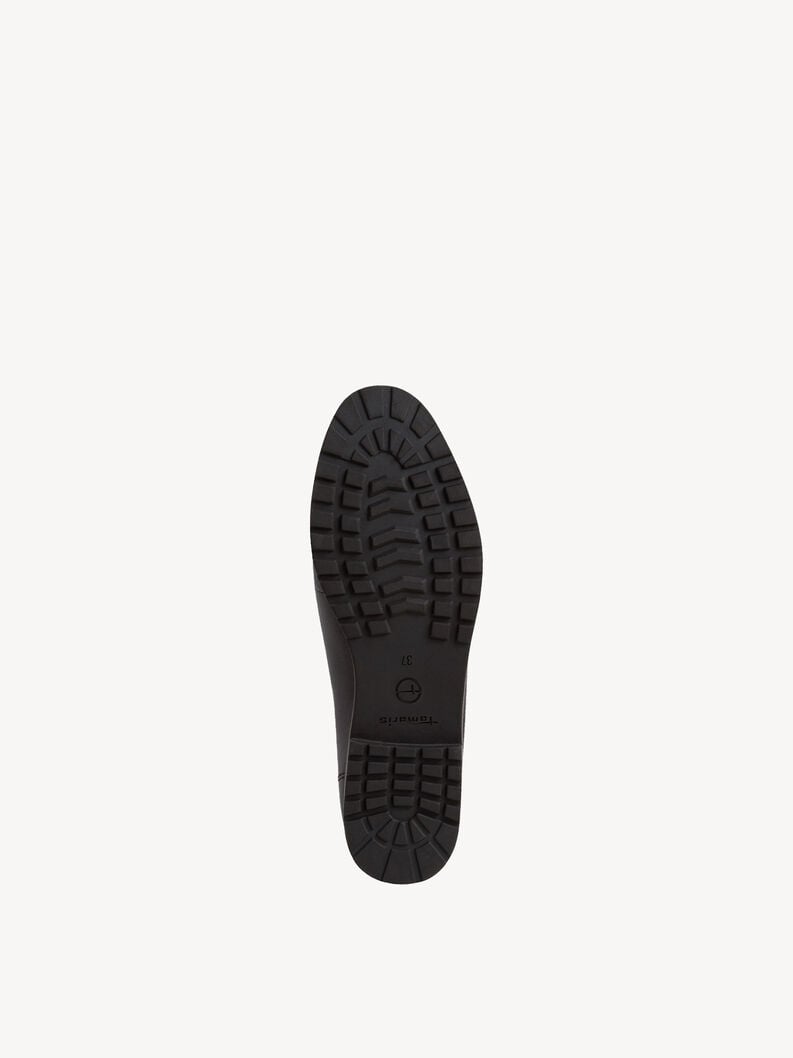 Tamaris Lederslipper - Schwarz