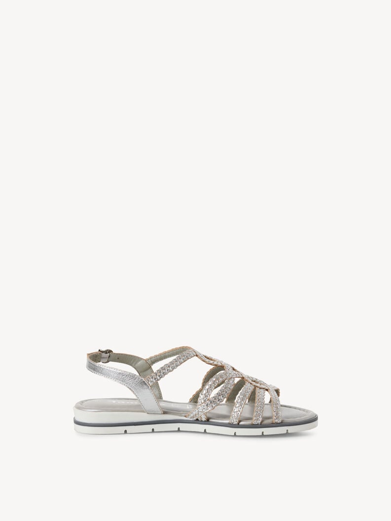Tamaris Ledersandale - Metallic
