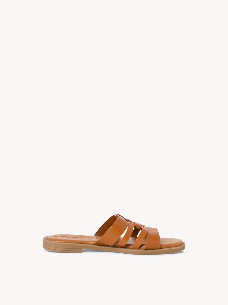 Tamaris Lederpantolette - Braun