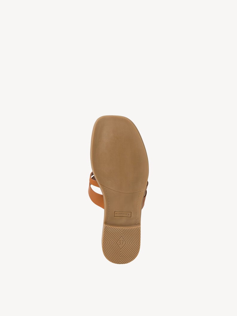 Tamaris Lederpantolette - Braun