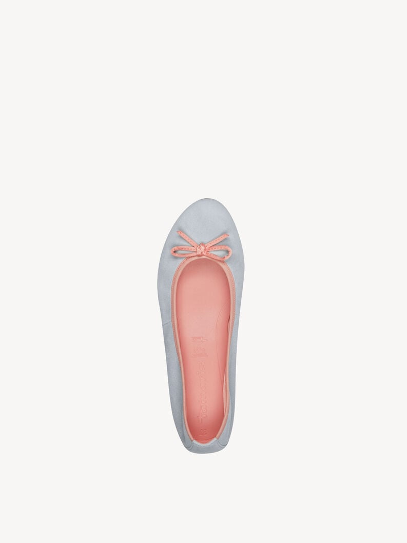 Tamaris Lederballerina - Blau