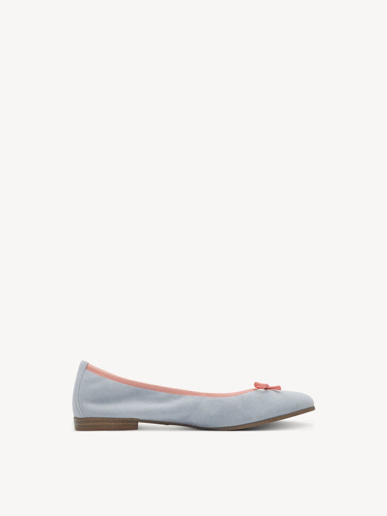 Tamaris Lederballerina - Blau