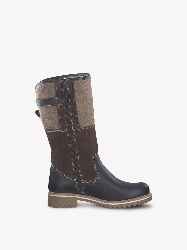 Tamaris Lederstiefel - Braun Warmfutter