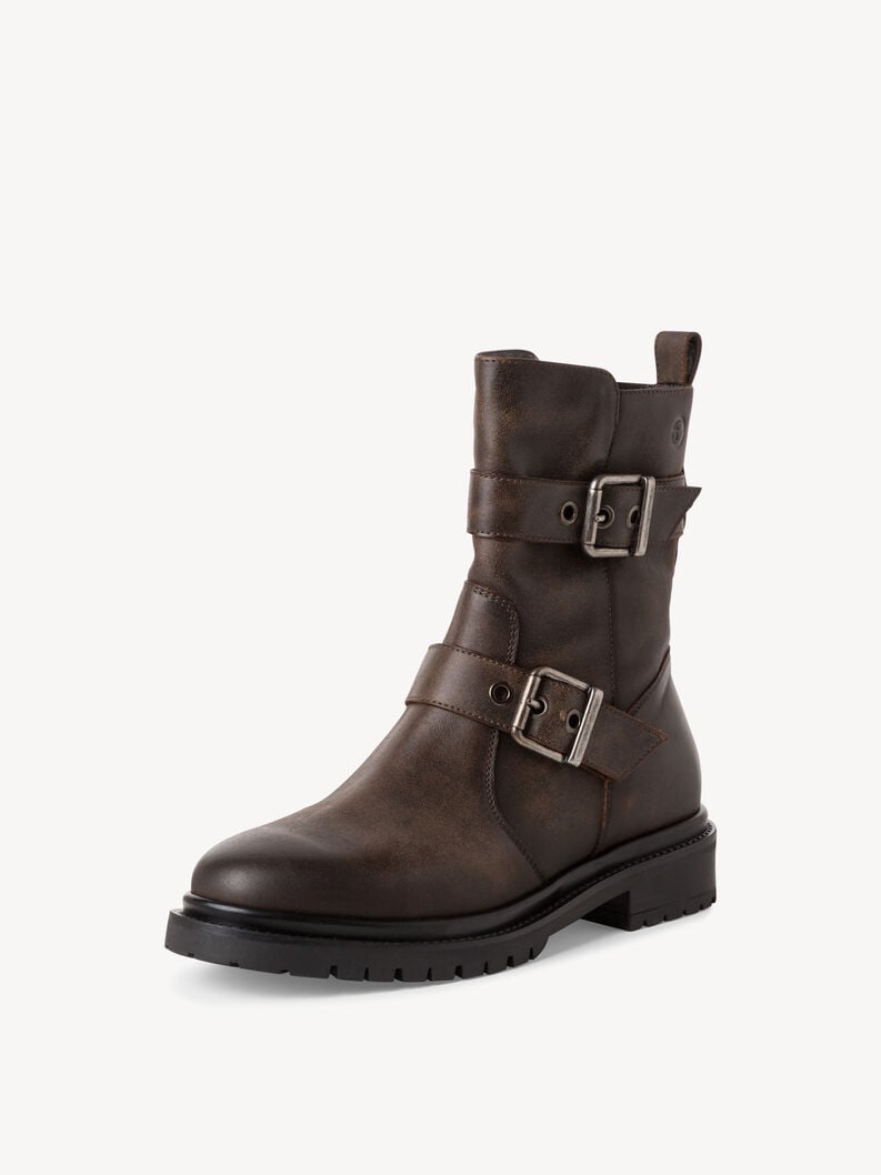 Tamaris Lederstiefelette - Braun