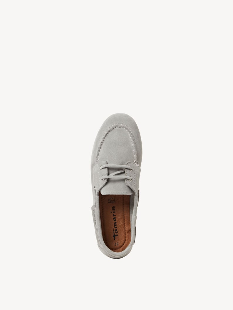 Tamaris Ledermoccassin - Grau