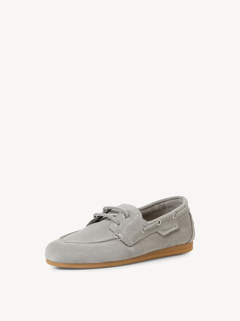 Tamaris Ledermoccassin - Grau