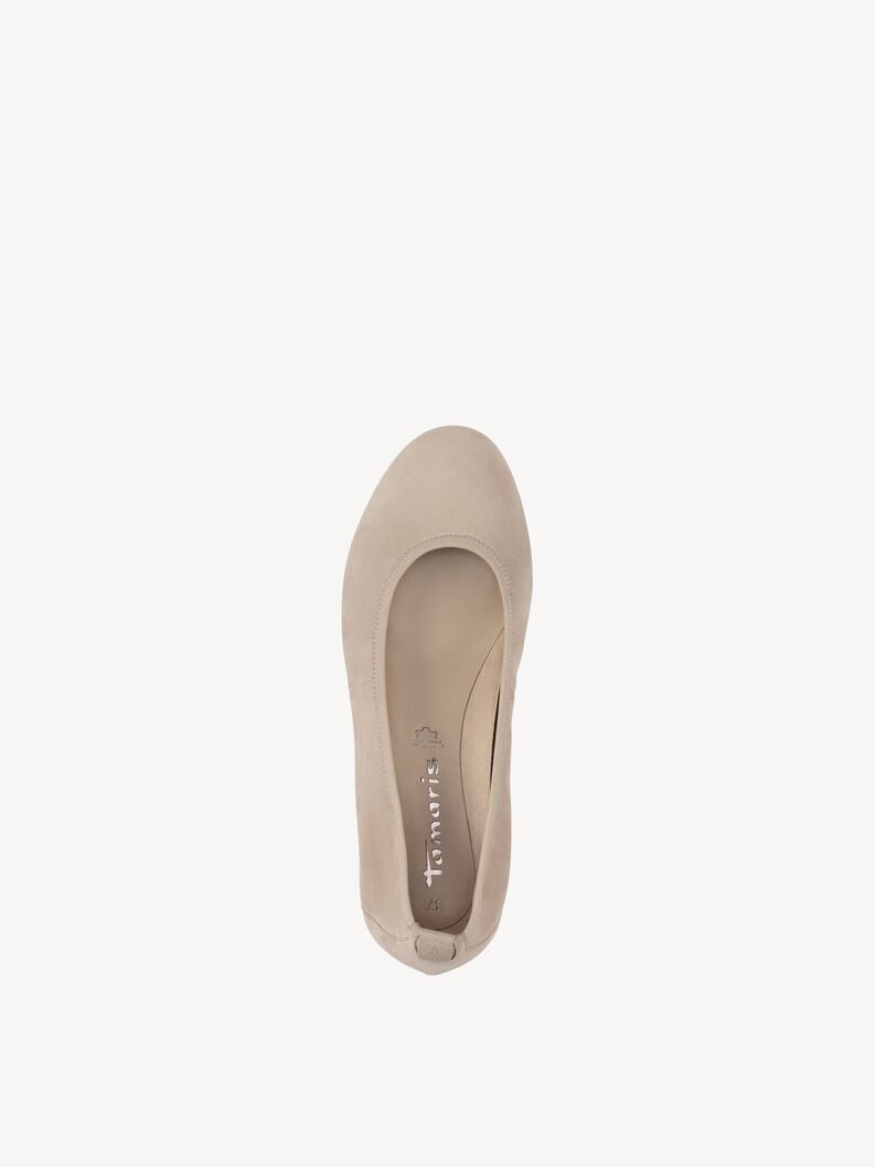 Tamaris Lederballerina - Grau