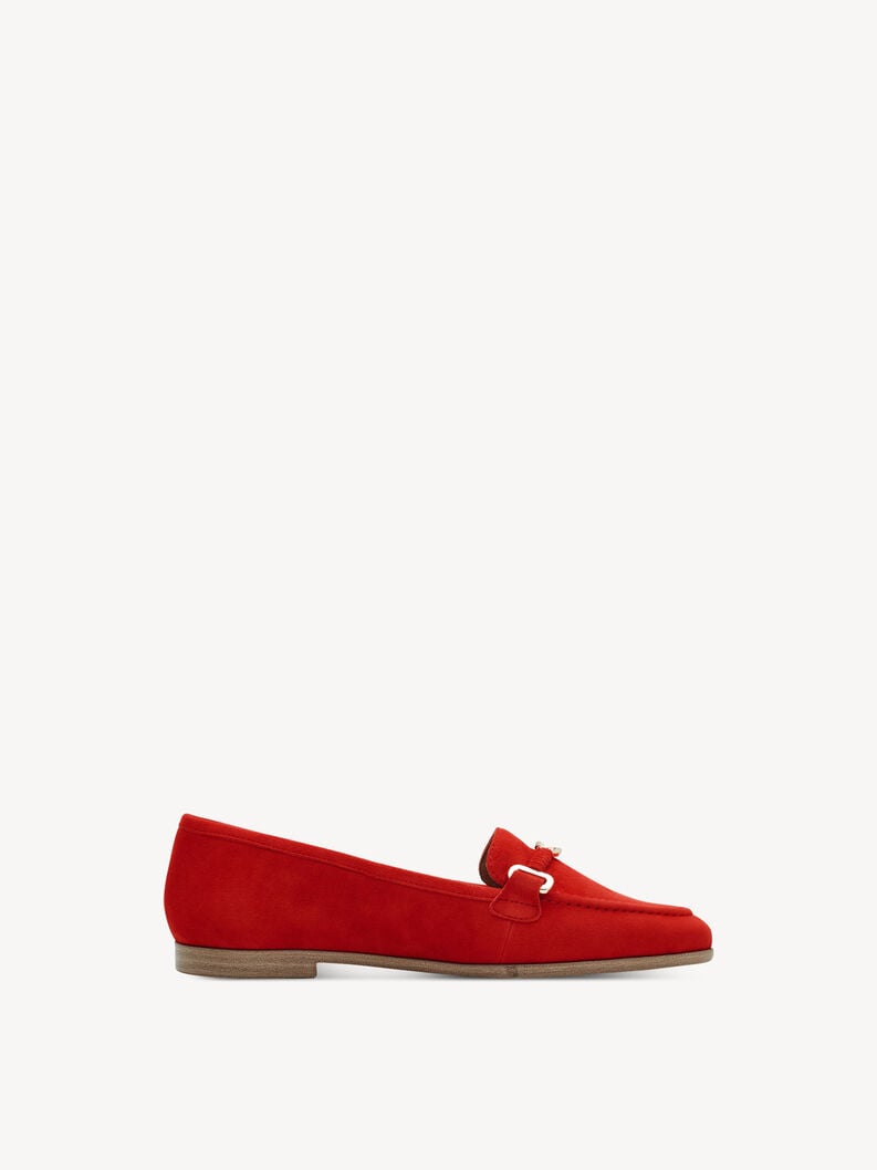 Tamaris Lederslipper - Rot