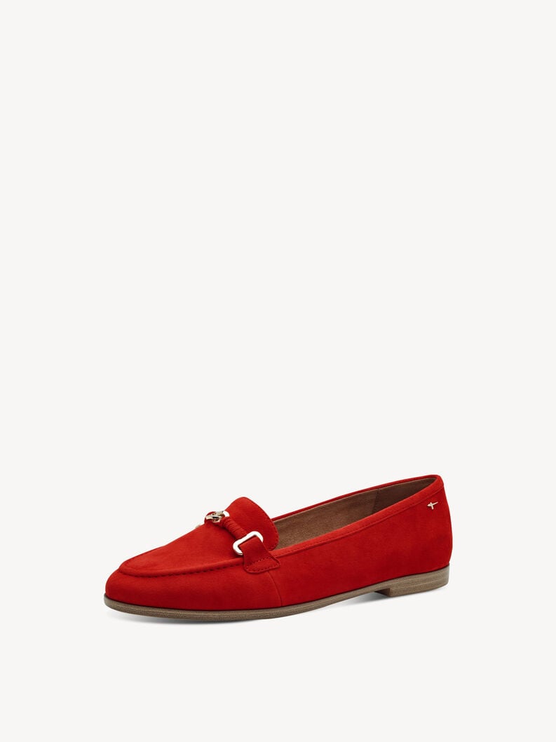 Tamaris Lederslipper - Rot