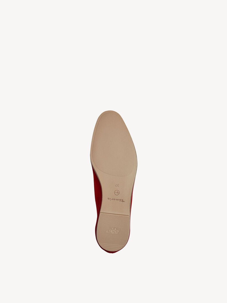 Tamaris Lederslipper - Rot