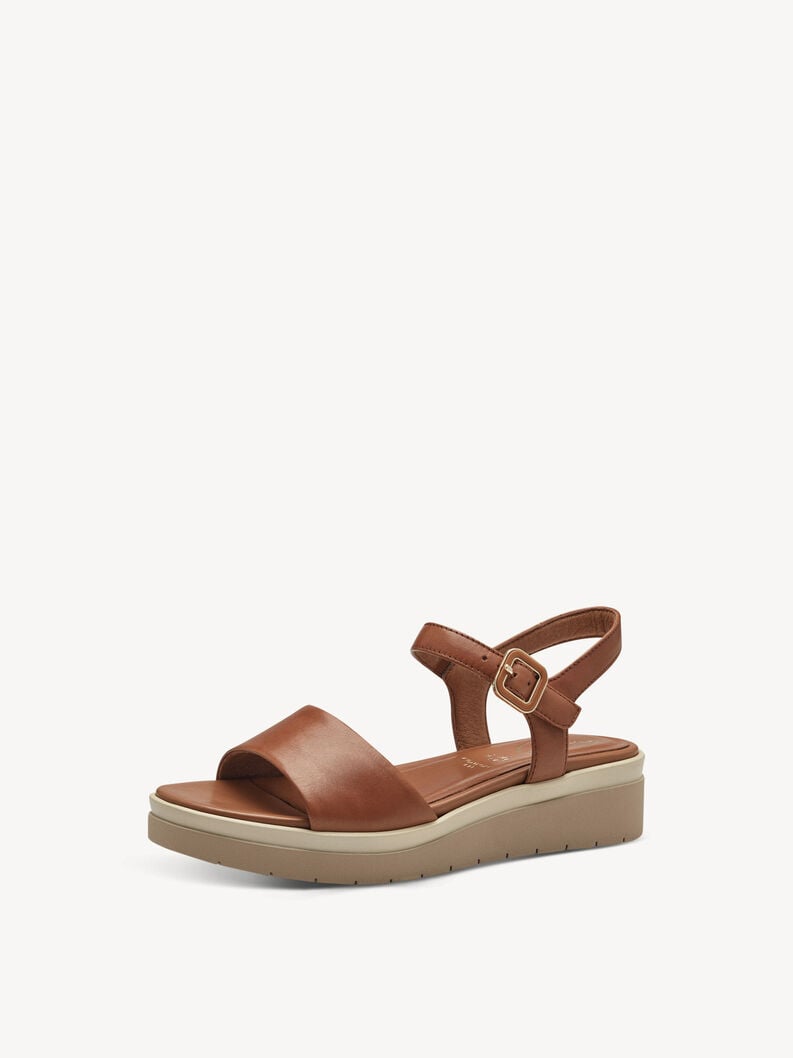 Tamaris Ledersandalette - Braun