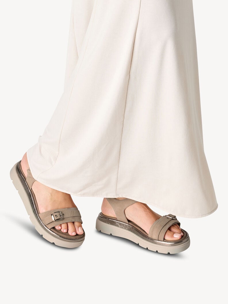 Tamaris Ledersandalette - Braun