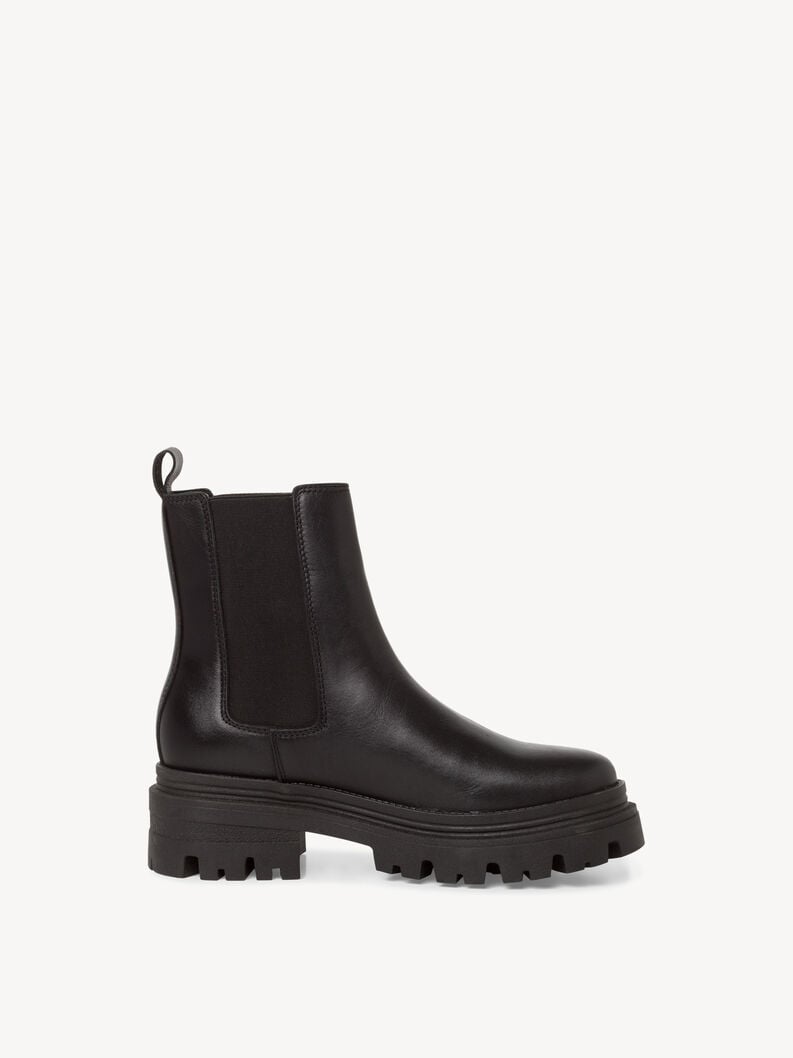 Tamaris Leder Chelsea Boot - Schwarz